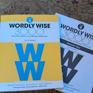 Wordly Wise 3000 Book 4 and Answer Key